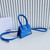 Jacquemus 213BA001 Le Chiquito Signature leather mini handbag Blue