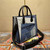 DG 2012AO9988B015 Dolce & Gabbana Edge logo patch denim shopping bag
