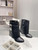 Givenchy  BE603KE0YP Women's Shoes Shark Lock Ankle Boots G97114