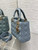 Dior M0538 Small Lady My ABCDior Bag haze blue Cannage Lambskin