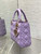 Dior M0531 Small Lady Dior Bag Purple Cannage Lambskin
