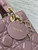 Dior M0538 Small Lady My ABCDior Bag Peony pink Cannage Lambskin