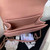 Chanel Small Flap Bag With top Handle Calfskin CC AS2680 Pink