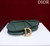 Dior M0455 Saddle Bag With Strap Dark Green Grained Calfskin M0456