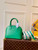LV M59357 Louis Vuitton Alma BB Bag Serpentine Green