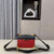 Prada 1BD045 Prada Cahier Leather Bag Red