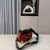 Prada 1BD045 Prada Cahier Leather Bag Red
