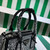 Prada 1BA906 Galleria satin mini-bag with crystals Black