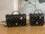 Chanel AS3653 Small Flap Bag with Top Handle Patent Calfskin & Gold-Tone Metal Black