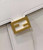 Fendi 8BN244 Peekaboo Mimi White Leather Bag 8596S