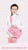 Fendi 8BR771 Baguette Rose Red leather bag