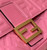Fendi 8BR771 Baguette Rose Red leather bag