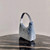 Prada 1NE515 Re Edition 2000  Shearling Mini Bag Blue - luxibagsmall