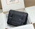 Hermes H074774CK37 Steve light messenger bag Black