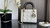 Dior M0505 Mini Lady Dior Bag White Calfskin with black enamel buckle