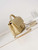 Chanel AS4141 Camellia Embossed Flap With top Handle Bag Beige