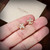 Chaumet 083468 Jeux De Liens Earring Rose Gold Diamonds