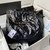 Chanel 22 Handbag AS3261 Shiny Calfskin Gold-Tone Metal Black Logo Gold