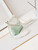 Chanel 22 Mini Handbag Patent Gradient Calfskin Lacquered Metal AS3980 White & Light Green