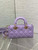 Dior M0613 Small Lady D-joy Bag Purple Cannage Lambskin