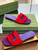 Gucci 694451 Women's Interlocking G cut-out slide sandal G66763