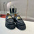 Gucci Women Shoes Style ‎700271 DKSD0 1000 Women's lug sole Interlocking G loafer 191412
