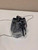 Prada 1NR016 Embellished satin mini-pouch Black