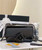 Chanel AS3356 Mini Flap 18cm Patent leather Camellia Black