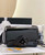 Chanel AS3356 Mini Flap 18cm Patent leather Camellia Black
