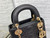 Dior M0505 Mini Dior Lady Bag Black Cannage Calfskin Gold