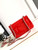 Chanel AS3356 Mini Flap 18cm Patent leather Camellia Red