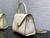 Valextra Iside Top Handle Mini Bag WBES0036028 White