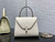 Valextra Iside Top Handle Mini Bag WBES0036028 White