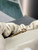 Loewe A914NCHX01 Small Squeeze bag in nappa lambskin White