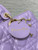 Dior M0540 Medium Lady D-Joy Bag Purple Cannage Lambskin