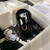 Chanel AS4648 Flap Bag & STAR COIN PURSE Mirror Calfskin Metallic Calfskin & Gold-Tone Metal Black