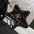 Chanel AS4648 Flap Bag & STAR COIN PURSE Mirror Calfskin Metallic Calfskin & Gold-Tone Metal Black