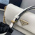 Prada 1BD356 Saffiano leather mini-bag White