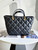 Chanel AS2120 small Shopping Bag Lambskin Black