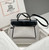 Hermes H084076CKAD Herbag Zip 31 Bag in Black Hunter Leather and Canvas H60062
