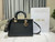 Dior Medium Lady D-Sire My ABCDior Bag M1151 Black Bull Leather