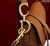 Dior M0455 Saddle Bag With Strap Brown Grained Calfskin