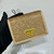 Prada Crystal-studded card holder with shoulder strap 1MR024 Yellow Crystal