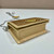 Prada Crystal-studded card holder with shoulder strap 1MR024 Yellow Crystal