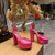 Prada 1XP48B High-heeled satin sandals P78543