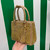 Prada 1BA906 Galleria satin mini-bag with crystals Gold