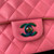 Chanel A01113 Flap Handbag Classic Bag Pink Lambskin with Blue Hardware
