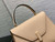 Valextra WBES0056028 Iside Top Handle Medium Bag Nude