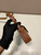 Prada 1BD339 Leather Shoulder Bag Cognac