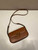 Prada 1BD339 Leather Shoulder Bag Cognac